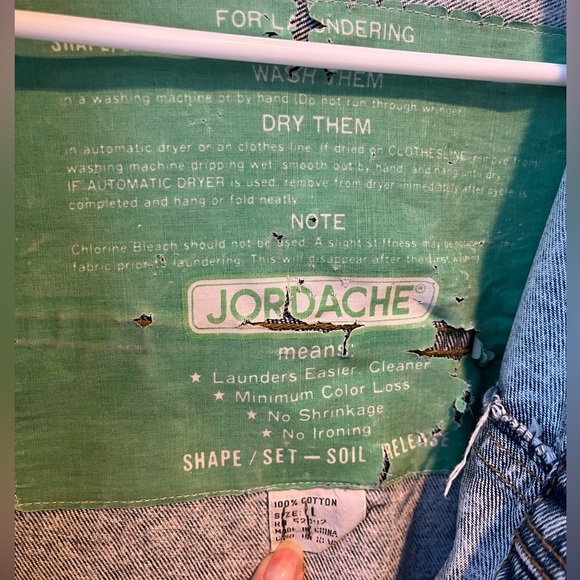 Vintage Hand Painted Jordache Western Cowboy Jacket L - Picture 6 of 16